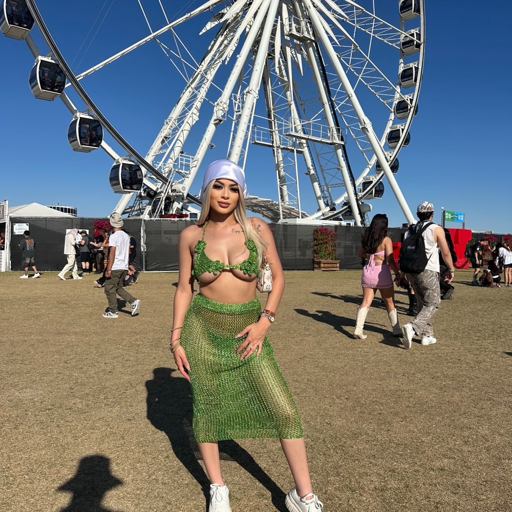 Green Knit 3 Piece Set